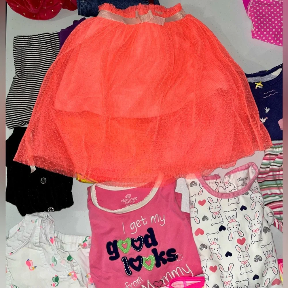 Bundle of 18 Girls Clothes